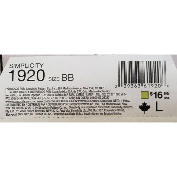 Misses Women Skirt, Top, Jacket, Scarf and Belt Sewing Pattern Simplicity 1920 - Picture 4 of 5